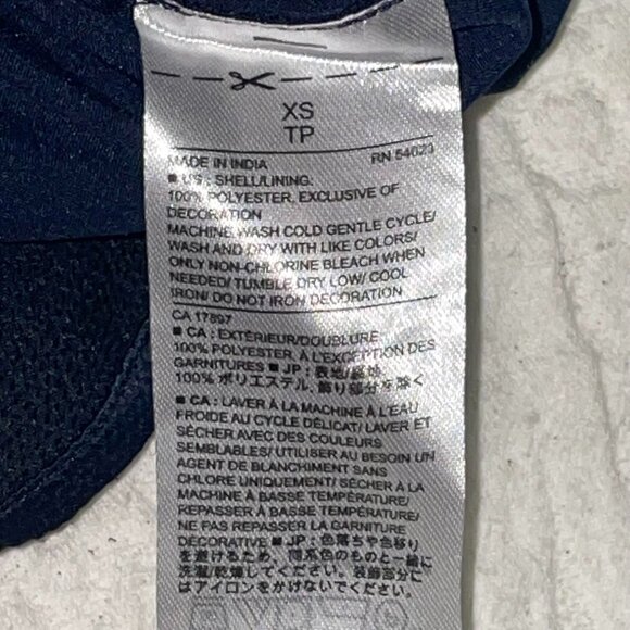 Banana Republic Navy Blue Silver Embroidered Sleeveless Dress Size XS - Picture 5 of 9